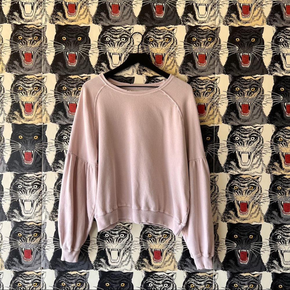 The Great bubble sleeve sweatshirt